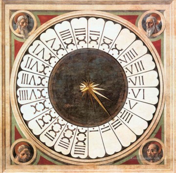 Uhr mit den Leitern der Propheten Frührenaissance Paolo Uccello Ölgemälde
